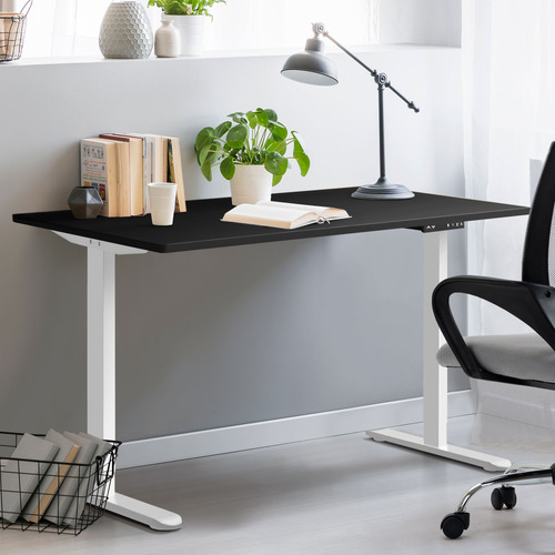 LivingFusion Alwyn II 120cm Electric Sit Stand Desk Temple